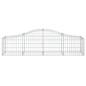 vidaXL Cesti Gabbioni ad Arco 14 pz 200x50x40/60 cm Ferro Zincato vidaXL Cesti Gabbioni ad Arco 14 pz 200x50x40/60 cm Ferro Zincato