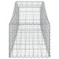 vidaXL Cesti Gabbioni ad Arco 14 pz 200x50x40/60 cm Ferro Zincato vidaXL Cesti Gabbioni ad Arco 14 pz 200x50x40/60 cm Ferro Zincato