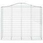 vidaXL Cesti Gabbioni ad Arco 14 pz 200x50x160/180 cm Ferro Zincato vidaXL Cesti Gabbioni ad Arco 14 pz 200x50x160/180 cm Ferro Zincato