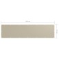 vidaXL Paravento da Balcone Beige 75x300 cm in Tessuto Oxford vidaXL Paravento da Balcone Beige 75x300 cm in Tessuto Oxford