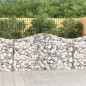 vidaXL Cesti Gabbioni ad Arco 50 pz 200x50x100/120 cm Ferro Zincato vidaXL Cesti Gabbioni ad Arco 50 pz 200x50x100/120 cm Ferro Zincato