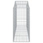 vidaXL Cesti Gabbioni ad Arco 12 pz 200x50x120/140 cm Ferro Zincato vidaXL Cesti Gabbioni ad Arco 12 pz 200x50x120/140 cm Ferro Zincato