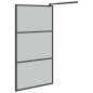 Parete Doccia Walk in 100x195 cm in Vetro Scuro ESG Nero Parete Doccia Walk in 100x195 cm in Vetro Scuro ESG Nero