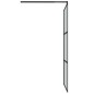 Parete Doccia Walk in 100x195 cm in Vetro Scuro ESG Nero Parete Doccia Walk in 100x195 cm in Vetro Scuro ESG Nero
