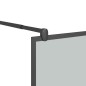 Parete Doccia Walk in 100x195 cm in Vetro Scuro ESG Nero Parete Doccia Walk in 100x195 cm in Vetro Scuro ESG Nero