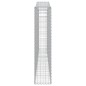 vidaXL Cesti Gabbioni ad Arco 2 pz 400x30x140/160 cm Ferro Zincato vidaXL Cesti Gabbioni ad Arco 2 pz 400x30x140/160 cm Ferro Zincato