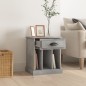 vidaXL Comodino Grigio Cemento 43x36x50 cm vidaXL Comodino Grigio Cemento 43x36x50 cm