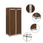 Armadio 2 pz Marrone 75x50x160 cm Armadio 2 pz Marrone 75x50x160 cm