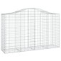 vidaXL Cesti Gabbioni ad Arco 40 pz 200x50x120/140 cm Ferro Zincato vidaXL Cesti Gabbioni ad Arco 40 pz 200x50x120/140 cm Ferro Zincato