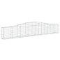 vidaXL Cesti Gabbioni ad Arco 10 pz 400x30x60/80 cm Ferro Zincato vidaXL Cesti Gabbioni ad Arco 10 pz 400x30x60/80 cm Ferro Zincato