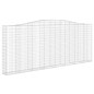 vidaXL Cesti Gabbioni ad Arco 8 pz 400x30x160/180 cm Ferro Zincato vidaXL Cesti Gabbioni ad Arco 8 pz 400x30x160/180 cm Ferro Zincato