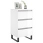 vidaXL Comodini 2 pz Bianco Lucido 40x35x69 cm in Legno Multistrato vidaXL Comodini 2 pz Bianco Lucido 40x35x69 cm in Legno Multistrato