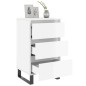vidaXL Comodini 2 pz Bianco Lucido 40x35x69 cm in Legno Multistrato vidaXL Comodini 2 pz Bianco Lucido 40x35x69 cm in Legno Multistrato