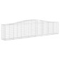 vidaXL Cesti Gabbioni ad Arco 25 pz 400x50x80/100 cm Ferro Zincato vidaXL Cesti Gabbioni ad Arco 25 pz 400x50x80/100 cm Ferro Zincato