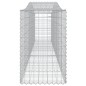 vidaXL Cesti Gabbioni ad Arco 25 pz 400x50x80/100 cm Ferro Zincato vidaXL Cesti Gabbioni ad Arco 25 pz 400x50x80/100 cm Ferro Zincato