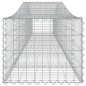 vidaXL Cesti Gabbioni ad Arco 3 pz 400x50x40/60 cm Ferro Zincato vidaXL Cesti Gabbioni ad Arco 3 pz 400x50x40/60 cm Ferro Zincato