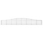 vidaXL Cesti Gabbioni ad Arco 8 pz 400x50x40/60 cm Ferro Zincato vidaXL Cesti Gabbioni ad Arco 8 pz 400x50x40/60 cm Ferro Zincato