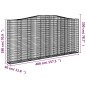 vidaXL Cesti Gabbioni ad Arco 5 pz 400x30x180/200 cm Ferro Zincato vidaXL Cesti Gabbioni ad Arco 5 pz 400x30x180/200 cm Ferro Zincato