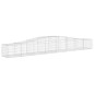 vidaXL Cesti Gabbioni ad Arco 15 pz 400x50x40/60 cm Ferro Zincato vidaXL Cesti Gabbioni ad Arco 15 pz 400x50x40/60 cm Ferro Zincato