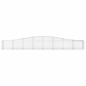 vidaXL Cesti Gabbioni ad Arco 15 pz 400x50x40/60 cm Ferro Zincato vidaXL Cesti Gabbioni ad Arco 15 pz 400x50x40/60 cm Ferro Zincato