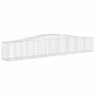vidaXL Cesti Gabbioni ad Arco 6 pz 400x50x60/80 cm Ferro Zincato vidaXL Cesti Gabbioni ad Arco 6 pz 400x50x60/80 cm Ferro Zincato
