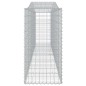 vidaXL Cesti Gabbioni ad Arco 15 pz 400x50x100/120 cm Ferro Zincato vidaXL Cesti Gabbioni ad Arco 15 pz 400x50x100/120 cm Ferro Zincato