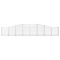 vidaXL Cesti Gabbioni ad Arco 6 pz 400x30x60/80 cm Ferro Zincato vidaXL Cesti Gabbioni ad Arco 6 pz 400x30x60/80 cm Ferro Zincato