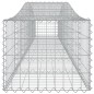 vidaXL Cesti Gabbioni ad Arco 7 pz 400x50x40/60 cm Ferro Zincato vidaXL Cesti Gabbioni ad Arco 7 pz 400x50x40/60 cm Ferro Zincato