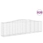 vidaXL Cesti Gabbioni ad Arco 20 pz 400x50x100/120 cm Ferro Zincato vidaXL Cesti Gabbioni ad Arco 20 pz 400x50x100/120 cm Ferro Zincato