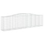 vidaXL Cesti Gabbioni ad Arco 20 pz 400x50x100/120 cm Ferro Zincato vidaXL Cesti Gabbioni ad Arco 20 pz 400x50x100/120 cm Ferro Zincato