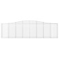 vidaXL Cesti Gabbioni ad Arco 4 pz 400x30x100/120 cm Ferro Zincato vidaXL Cesti Gabbioni ad Arco 4 pz 400x30x100/120 cm Ferro Zincato