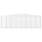 vidaXL Cesti Gabbioni ad Arco 3 pz 400x30x120/140 cm Ferro Zincato vidaXL Cesti Gabbioni ad Arco 3 pz 400x30x120/140 cm Ferro Zincato