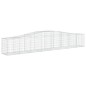 vidaXL Cesti Gabbioni ad Arco 8 pz 400x50x60/80 cm Ferro Zincato vidaXL Cesti Gabbioni ad Arco 8 pz 400x50x60/80 cm Ferro Zincato