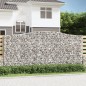 vidaXL Cesti Gabbioni ad Arco 4 pz 400x50x180/200 cm Ferro Zincato vidaXL Cesti Gabbioni ad Arco 4 pz 400x50x180/200 cm Ferro Zincato