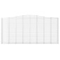 vidaXL Cesti Gabbioni ad Arco 4 pz 400x50x180/200 cm Ferro Zincato vidaXL Cesti Gabbioni ad Arco 4 pz 400x50x180/200 cm Ferro Zincato