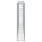 vidaXL Cesti Gabbioni ad Arco 5 pz 400x30x140/160 cm Ferro Zincato vidaXL Cesti Gabbioni ad Arco 5 pz 400x30x140/160 cm Ferro Zincato