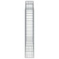 vidaXL Cesti Gabbioni ad Arco 5 pz 200x30x160/180 cm Ferro Zincato vidaXL Cesti Gabbioni ad Arco 5 pz 200x30x160/180 cm Ferro Zincato