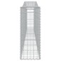 vidaXL Cesti Gabbioni ad Arco 5 pz 400x30x80/100 cm Ferro Zincato vidaXL Cesti Gabbioni ad Arco 5 pz 400x30x80/100 cm Ferro Zincato