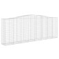 vidaXL Cesti Gabbioni ad Arco 6 pz 400x50x140/160 cm Ferro Zincato vidaXL Cesti Gabbioni ad Arco 6 pz 400x50x140/160 cm Ferro Zincato