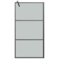 Parete Doccia Walk in 115x195 cm in Vetro Scuro ESG Nero Parete Doccia Walk in 115x195 cm in Vetro Scuro ESG Nero