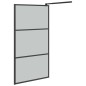 Parete Doccia Walk in 115x195 cm in Vetro Scuro ESG Nero Parete Doccia Walk in 115x195 cm in Vetro Scuro ESG Nero