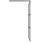 Parete Doccia Walk in 115x195 cm in Vetro Scuro ESG Nero Parete Doccia Walk in 115x195 cm in Vetro Scuro ESG Nero