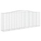 vidaXL Cesti Gabbioni ad Arco 7 pz 400x50x140/160 cm Ferro Zincato vidaXL Cesti Gabbioni ad Arco 7 pz 400x50x140/160 cm Ferro Zincato