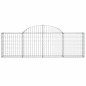 vidaXL Cesti Gabbioni ad Arco 9 pz 200x30x60/80 cm Ferro Zincato vidaXL Cesti Gabbioni ad Arco 9 pz 200x30x60/80 cm Ferro Zincato