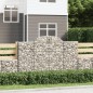vidaXL Cesti Gabbioni ad Arco 2 pz 200x50x120/140 cm Ferro Zincato vidaXL Cesti Gabbioni ad Arco 2 pz 200x50x120/140 cm Ferro Zincato