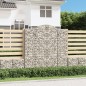 vidaXL Cesti Gabbioni ad Arco 6 pz 200x50x200/220 cm Ferro Zincato vidaXL Cesti Gabbioni ad Arco 6 pz 200x50x200/220 cm Ferro Zincato