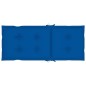 Sedie da Giardino 6 pz con Cuscini Blu Reale Massello di Teak Sedie da Giardino 6 pz con Cuscini Blu Reale Massello di Teak