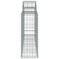 vidaXL Cesti Gabbioni ad Arco 11 pz 200x30x80/100 cm Ferro Zincato vidaXL Cesti Gabbioni ad Arco 11 pz 200x30x80/100 cm Ferro Zincato