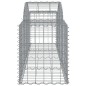 vidaXL Cesti Gabbioni ad Arco 14 pz 200x50x60/80 cm Ferro Zincato vidaXL Cesti Gabbioni ad Arco 14 pz 200x50x60/80 cm Ferro Zincato