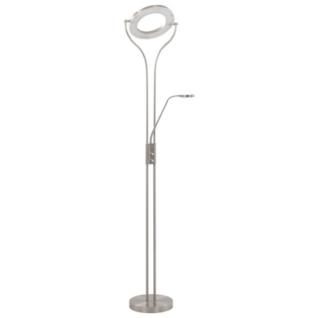 vidaXL Lampada a Stelo 18 W Argento 180 cm Dimmerabile